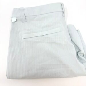 Lululemon Commission Golf Shorts Mens 30 Light Gray Blue Perforated Athletic